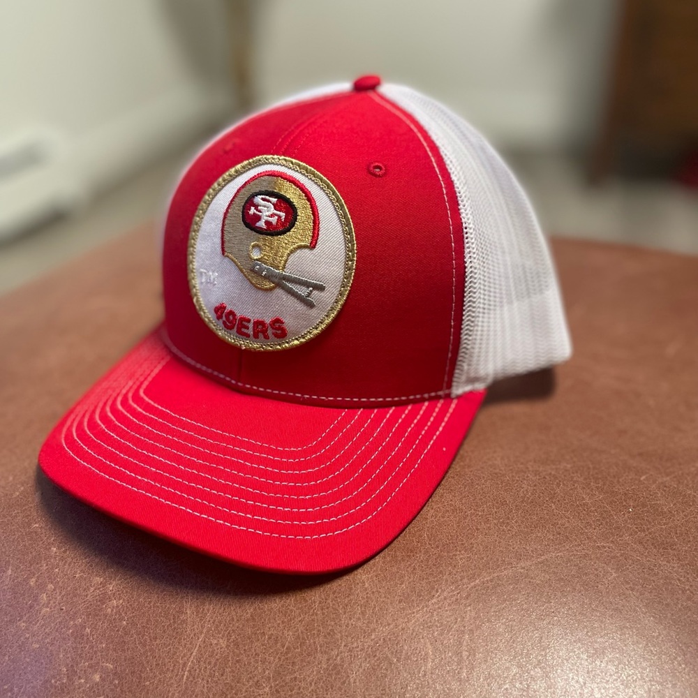 San Francisco 49ers custom-made vintage patch hat